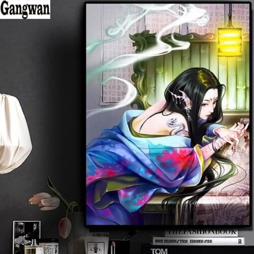 Full diamond painting sexy woman pattern Cross stitch Round Drill Diamond mosaic embroidery square Resin diamond draw Home decor