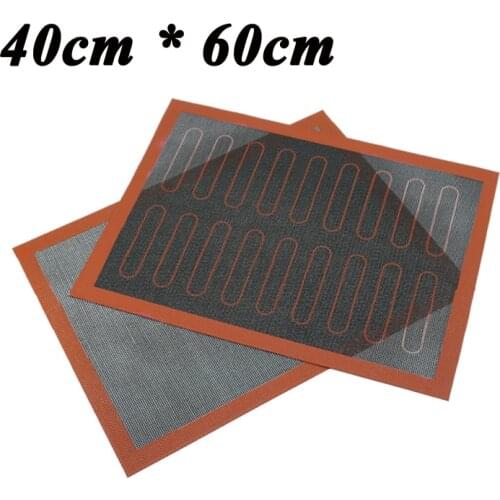 30x40cm Silicone Double Sided Printing Baking Mat Non Stick Pastry Oven Cake Baking Perforated Sheet Liner Pastry Mat