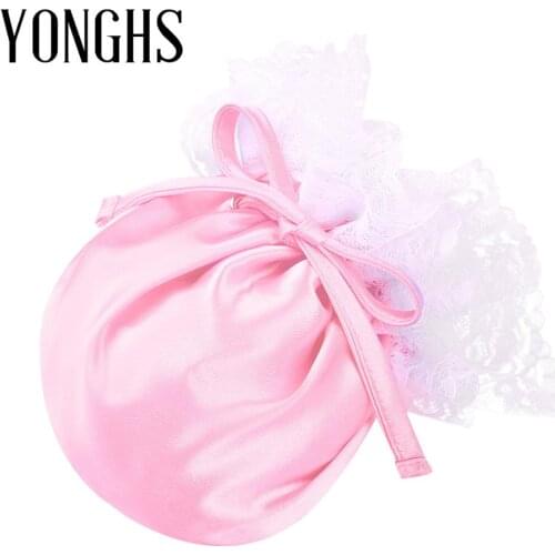 Adult Mens Sissy C-String Panties Lingerie Floral Lace Elastic Drawstring Satin Male Bulge Pouch Mini Briefs Gay Homme Underwear