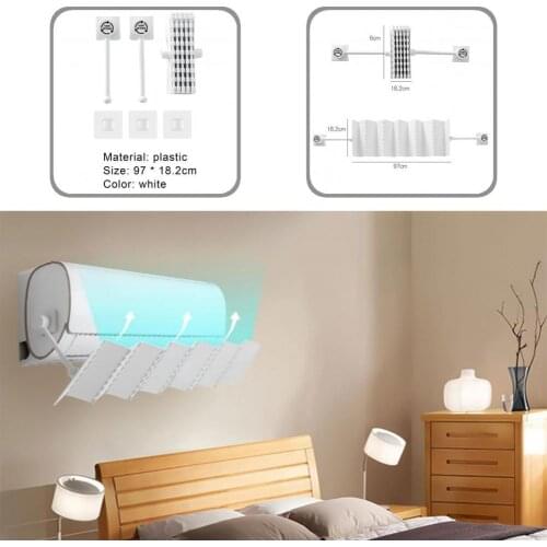 Universal Excellent Eco-friendly Air Conditioner Wind Baffle Lightweight for Home