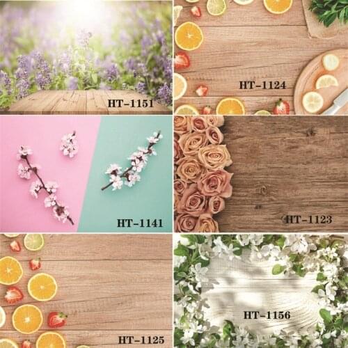 Vinyl Custom Photography Backdrops Wooden Planks Photography Background #HT200215-04