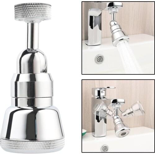 Rotatable Splash-proof Faucet Extender Head Pressurized for Kitchen Bathroom Wash Basin Tap Extender