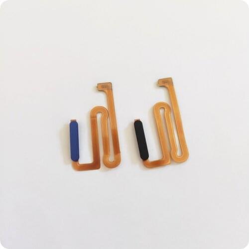 Wyieno For Samsung A12 A125F M12 M127F Fingerprint Button Power Switch On Off Ribbon M12S Control Unlock Key Flex cable