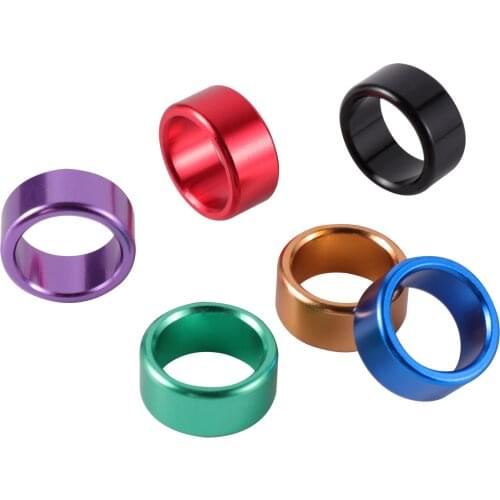 Pet Bird Foot Ring 8/10mm Aluminium Bird Ring Pigeon Leg Bands Outdoor Flying Training Identification Foot Ring 6 Colors 10 Pcs