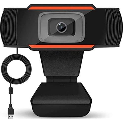 1080P Webcam with Microphone USB Web Camera for Streaming Online Class Compatible with PC MAC Laptop Desktop Black