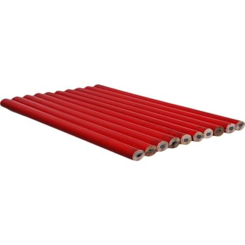 2020 New 10Pcs 175mm Carpenters Pencils Black Lead For DIY Builders Joiners Woodworking