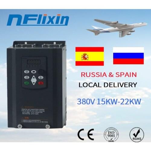 380v 15kw VFD Variable Frequency Drive VFD Inverter 3HP Input 3HP Output Frequency inverter spindle motor speed control