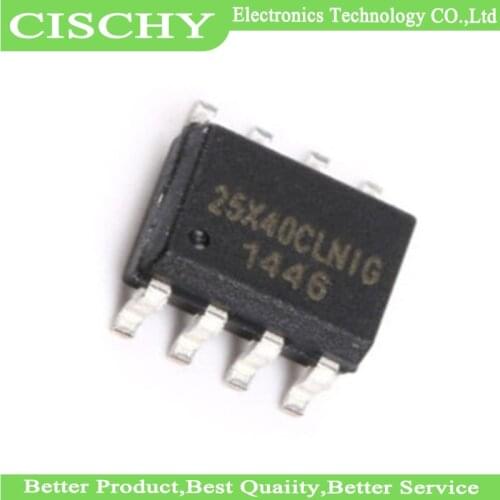 10pcs/lot W25X40CLSNIG W25X40CL SPI FALSH SOP8 4Mbit Winbond W25X40 W25X40BVSNIG
