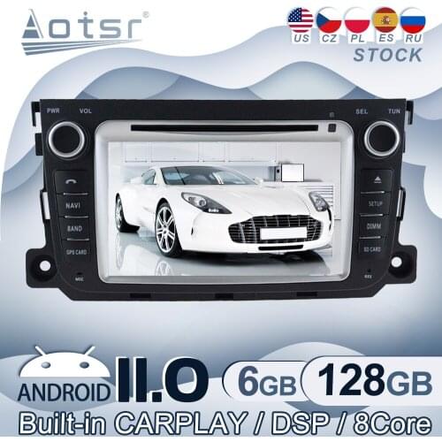 Android 11 For Mercedes-Benz Smart 2013 Car Radio GPS Navigation Multimedia Video Player Stereo Audio Head Unit