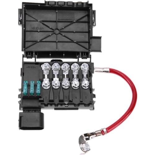 Car Fuse Box Battery Terminal Accessory for Volkswagen Bora Golf Mk4 98-05 Auto Accessory Battery Fuse Box Car Styling New