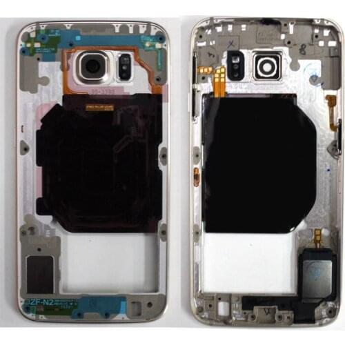For Galaxy Note 5 SM-N920 White/Gray/Gold Color Middle Plate Frame