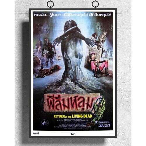 L193 RETURN OF THE LIVING DEAD Movie RARE Silk Fabric Poster Art Decor Indoor Painting Gift