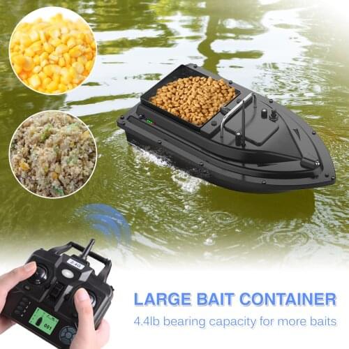 GPS Fishing Bait Boat with Large Bait Container Automatic Bait Boat with 400-500M Remote Range RC Bait Boat