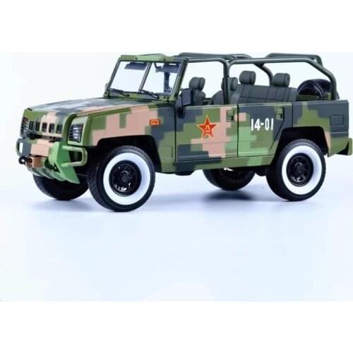 1:18 Scale BAIC Warrior Military Series Anniversary Parade command vehicle Car Chariot Alloy Off-Road Collectible Display 26CM