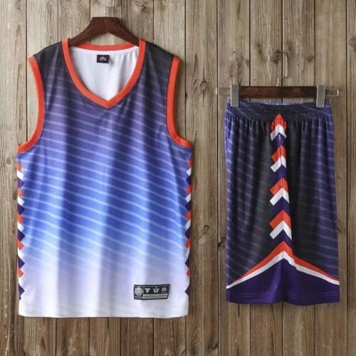 Men/Women personality basketball training jersey set youth Sport Clothes Short Suit blank college tracksuits Customized Printing