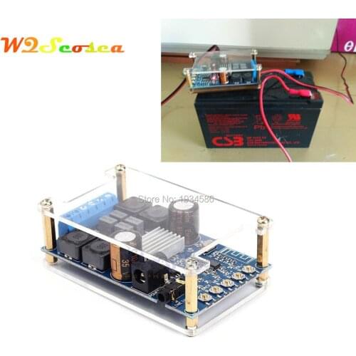 No POP Sound 50Wx2 Bluetooth Digital Amplifier Board Module Stereo Dual Channel DC 4.5-27V Digital Audio Amplifier + Case