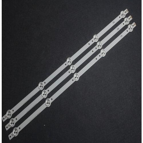 New 1set=3PCS 5LEDs 530mm LED backlight strip for 28inch TV L2830HD 28C2000B SVJ280A01 REV3 5LED 130402 M280X13-E1-H