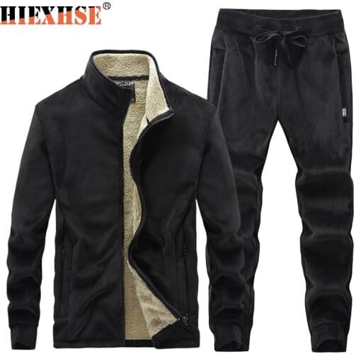 2020 New Suit Men Three-Piece Fleece Suit Silver Fox Velvet Suit Middle Old Aged Suit Lamb Velvet Suit Leisure Suit Plus Size Su