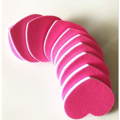 50 pcs pink heart shape nail file manicure tool personal nail file eva cute nail file