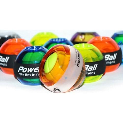 LED Wrist Ball Fitness Equipment Trainer Gyroscope Strengthener Gyro Power Ball Arm Exerciser Exercise Machine Gym power balls