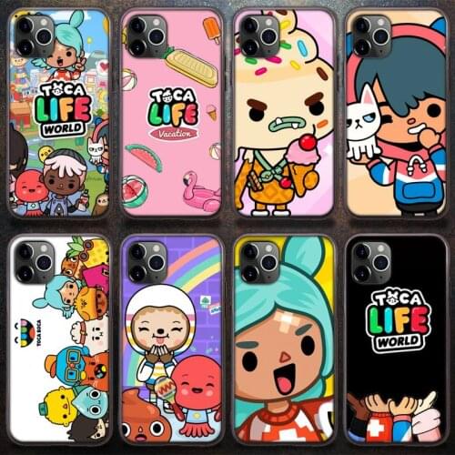 Toca Boca Toca Life World game Phone Cases for iPhone 8 7 6 6S Plus X 5S SE 2020 XR 11 12 Pro mini pro XS MAX