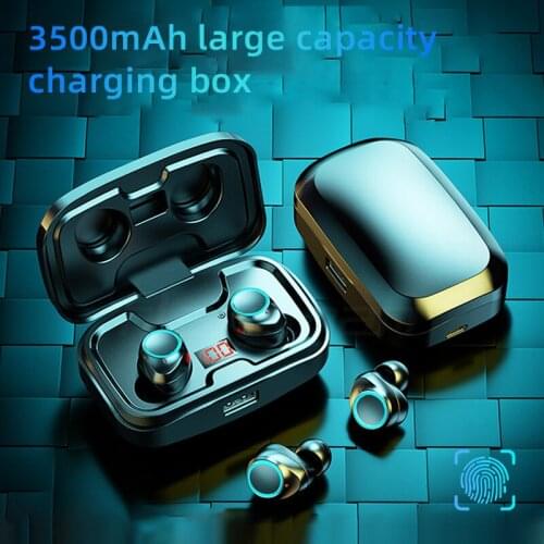 Bluetooth TWS 5.0 Earphones 3500mAh Charging Box Wireless Headphone 9D Stereo Sports Waterproof Earbuds Headsets