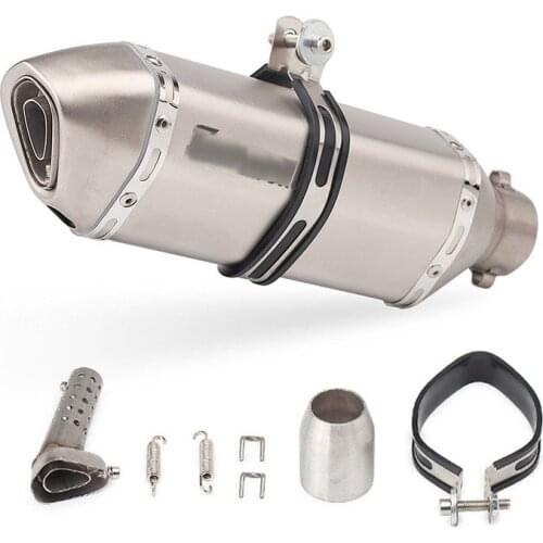 51mm Universal Tubo De Escape Da Motocicleta Silenciador Stainless Steel ISO9001 Noenname_null 02