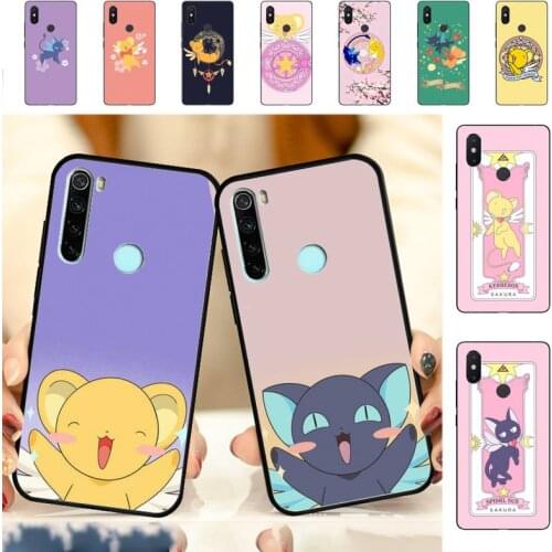 YNDFCNB Sakura Card Captor Phone Case for RedMi note 4 5 7 8 9 pro 8T 5A 4X case