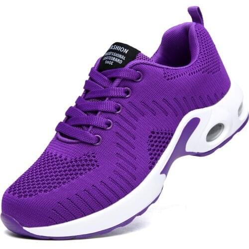2020 Woman Air Mesh Cushion Shoes Women Dancing Running Sneakers Ladies Jogging Damping Gym Sport Shoes Womens Flats Big Size 42