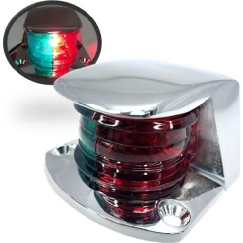 1Pcs Boat Marine 12V Bi-Color Combination Deck Mount Bow Navbigation light