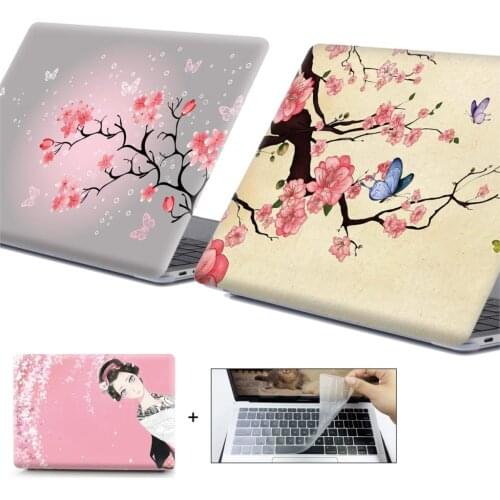 3D Laptop Case For Macbook Air Pro Retina 11 12 13 15 13.3 New Touch Bar A2159 For macbook Touch ID Air 13 A1932 +Keyboard Cover