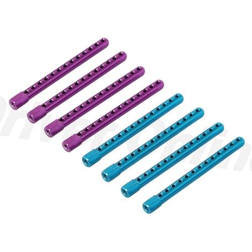 4pcs Aluminum alloy RC Car Body Posts Mount for 1/10 RC Drifting Car HSP 94123 94122 Upgrade Accessories