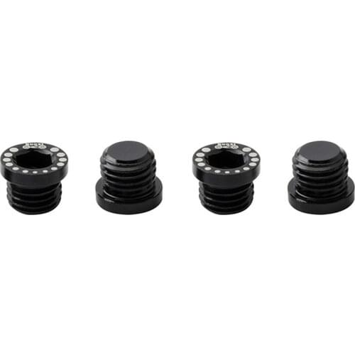 4PCS Mountain Bike Brake Screw Nut Aluminum Alloy V Brake Screw M10 Installation Head Cap Bolts Nuts Turn Buckle