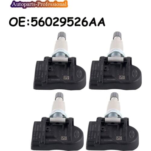 4 pcs/lot Car For Chrysler Jeep Dodge Tire Pressure Monitoring Sensor TPMS Sensor 56029526AA 315MHz Auto Parts