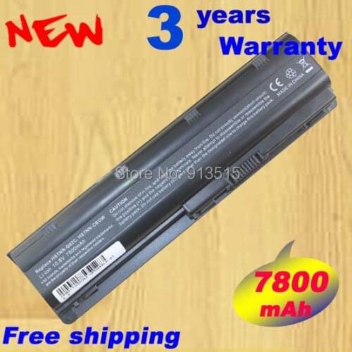 7800mAh battery for HP PAVILION DM4 DV3 DV5 DV6 DV7 G4 G6 G7 G72 G62 G42 for Compaq Presario CQ32 CQ42 CQ43 CQ56 CQ62 CQ72 MU06