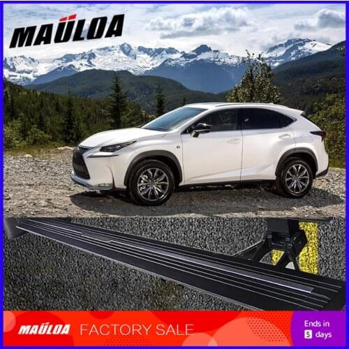 Car Accessories High quality aluminium alloy Automatic scaling Electric pedal side step running board for NX200 2015