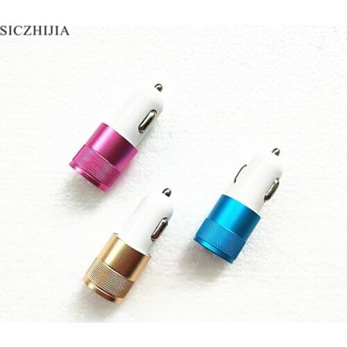 Dual USB Charger Digital LED Display 2.1A Aluminum Alloy for Volvo S40 S60 S80 XC60 XC90 V40 V60 C30 XC70 V70
