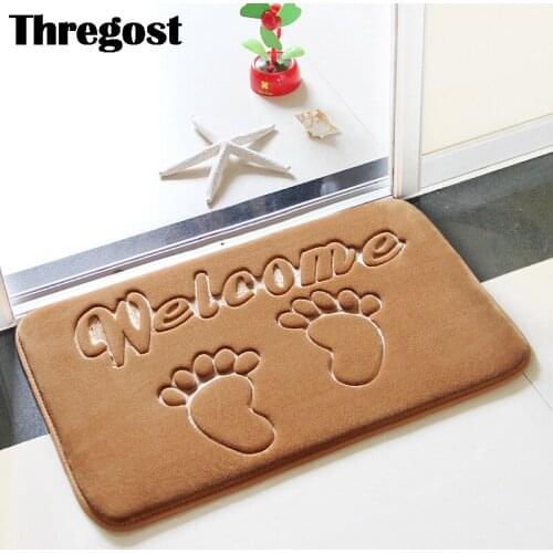 Thregost Area Rug for Living Room Floor Mats Water Absorbent Bathroom Carpet Machine Washable Kitchen Mat Indoor Doormat