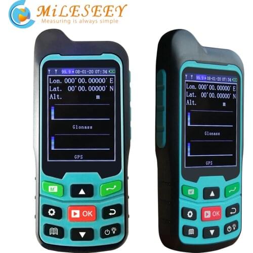 Mileseey GPS Plough Land Meter Handheld Area Meter Tester Outdoor Land Instrument Plough Navigation Land Area Laser Rangefinder