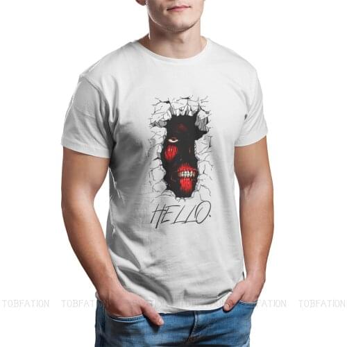 In Wall Fashion TShirts Attack On Titan Eren Mikasa Levi Anime Men Style Fabric Tops T Shirt Round Neck Oversized