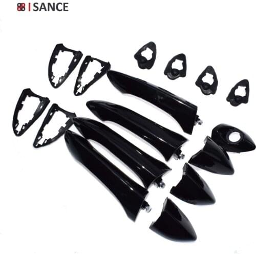 ISANCE Outside Door Handle Front Rear Left Right 51218257738 51218257737 For BMW X5 E53 1999 2000 2001 2002 2003 2004 2005 2006
