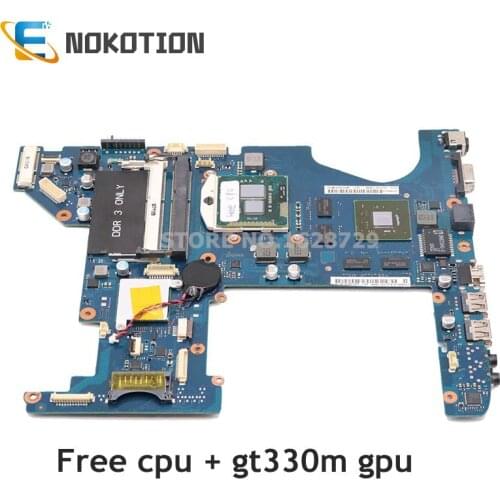 NOKOTION For samsung NP-RF710 RF710 17.3 inch Laptop motherboard HM55 GT330MBA92-07131B BA92-07131A BA41-01372A BA41-01373A