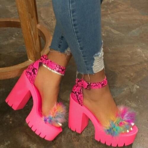 New Summer Thick Bottom Platform Sandals for Women summer high-heeled fashion womens shoes sandals wedge leather beach sandals