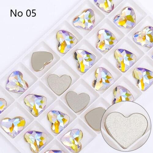 New Style 16mm Nail Rhinestone Colorful Flatback Glass Crystals Use for Nail DIY Decorations Beads Shoes Bag Cap Clothes Trims