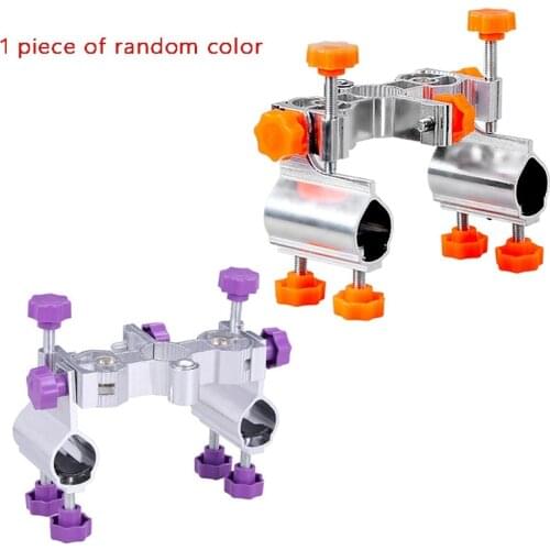 Connector Bait Tray Holder Adjustable Angle Support Umbrella Clamp Fishing Chair Stand Mount Double Bracket