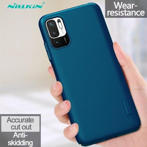 Nilkin for Xiaomi Redmi Note 10 Pro Max 10T 5G Case Nillkin Frosted Shield Hard PC Plastic Shockproof Cover on Redmi Note10s 4G