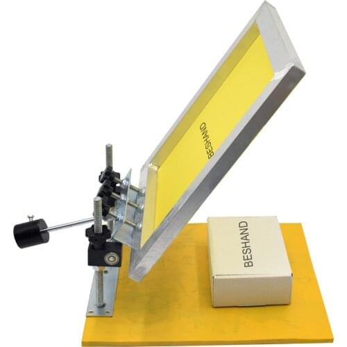 Screen Frame Hinge Clamps 25cm Width Silk Screen Printing Machine Head Flat & Three Dimentional Silk Screen Printing DIY Fixture