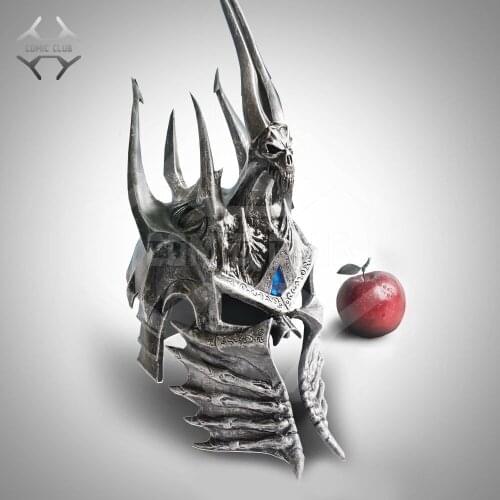 COMIC CLUB Glass steel made HCMY Lich King helmet 1:1 for Collection