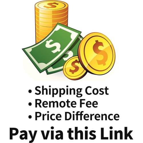 Payment link for Extra Shipping Cost Remote Fee and Price Difference