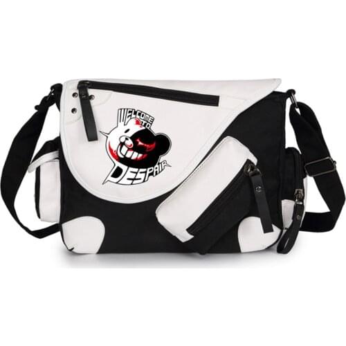 Anime Danganronpa Cosplay Monokuma Messenger Bags Crossbody Shoulder Bag Feminina Schoolbag Large Capacity Travel Backpack
